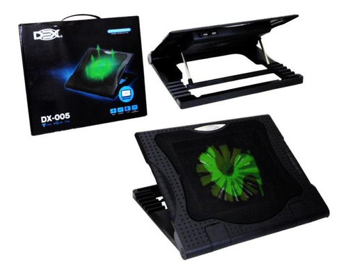 Base Para Notebook Com Cooler 6 Níveis Usb Dx-005 Dex