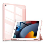 Funda Para iPad 10.2 9na/8va/7ma Generación A2602 A2603 Rosa