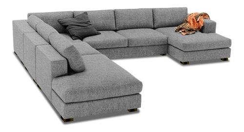 Sala Adam Haspe Gris Izquierda Sofas Muebles Sillones Salas