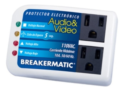 Protector De Voltaje Breakermatic Para Audio Y Video