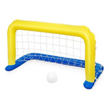 Arco Inflable Water Polo Con Pelota 52123 Bestway Color Azul/amarillo