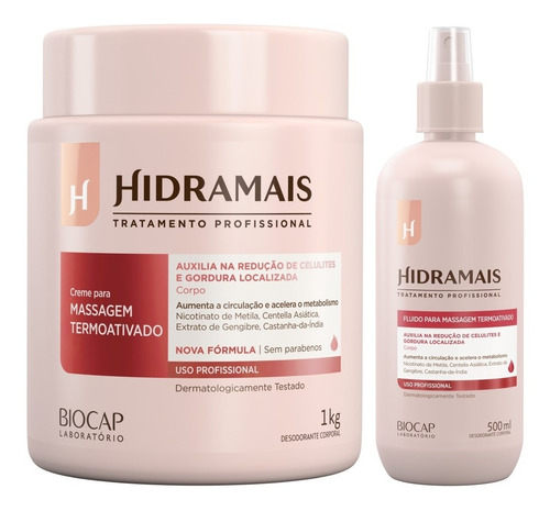 Kit Hidramais Termoativo 1kg + Fluido Térmico 500ml