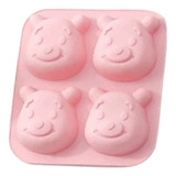 Molde Silicona Osos Para Ponquesitos, Gelatinas, Postres