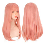 Peluca Cosplay Lisa 60cm Kanekalon Sintetica