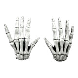 Guantes Manos De Calavera Large Skeleton Hands (white) 