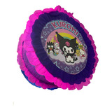 Kuromi Piñata De Tambor Fiesta Party Sanrio Niña