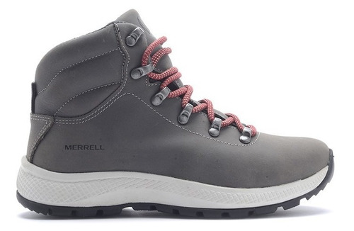 Botas Trekking Mujer Merrell Chalten Borcego Cuero Natural