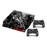 Skin Para Playstation 4 Fat Modelo (70839ps4f) Chainsaw