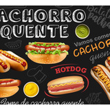 Adesivo Decorativo Cachorro Quente Lanchonete Lanche Hot Dog