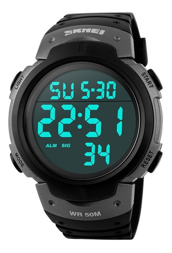 Reloj Hombre Deportivo Skmei Contra Agua Numeros Grandes