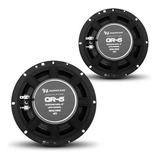 Alto Falante 6 Polegadas Hurricane 160w Rms Qr6 Quadriaxial 4 Ohms Bobina Simples 320w Pico Par