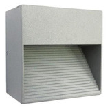 Aplique Muro Exterior Box Led Hp 2x1w 3000k Ip54 Gris