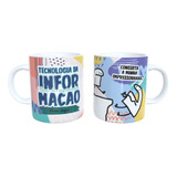 Caneca Flork Profissões Tecnologia Da Informação Com Nome M7