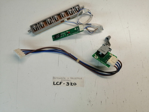 Botoneras Y Receptor Ir Para Tv Admiral Lcf-320 