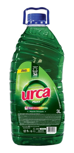 Lava Roupas Liquido Urca Verde Maxx 3 Litros Sabão Liquido