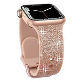 Malla Con Glitter Para Apple Watch Se 7 6 5 4 3 2 44 45mm