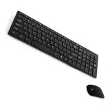 Kit Teclado E Mouse Sem Fio Bluetooth Abnt2 Usb Pc Notebook