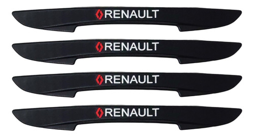 Protectores Puerta Renault Para Autos Todas Las Marcas Negro