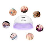 Lampara Led-uv De Uñas Gel Profesional Secado Rapido 54 Wats