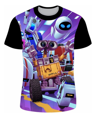 Camiseta/ Camisa Do Filme Wall-e/  Camiseta Olli