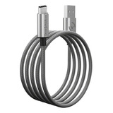 Cable Usb C Carga Rápida Mallado De 1 Metro Para iPhone 15