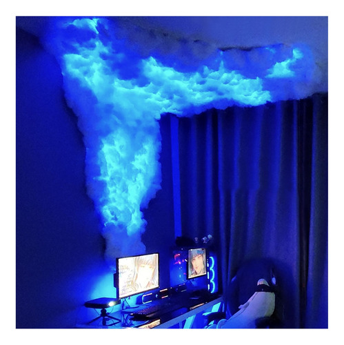 Rgb Trueno Cloud Lámpara Led Diy Gaming Room Luz De Pared