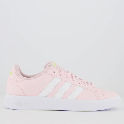 Tênis adidas Grand Court Base 2.0 Feminino Rosa