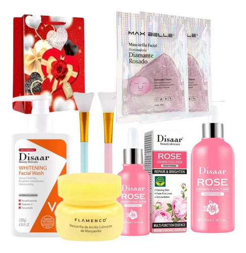 Set Skincare Cuidado Facial Regalo Mascarillas