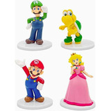 L&cbonito Set De Mario Bros (peach, Luigi, Tortuga, Mario)