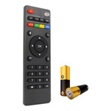 Controle Remoto Smart Tv Box + Pilhas De Brinde