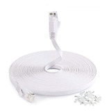 Cable Ethernet Rj45 Cat6, 25 Pies/lan/blanco