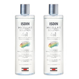 Combo X2 Isdin Agua Micellar Solution 4 En 1 Limpieza 400 Ml