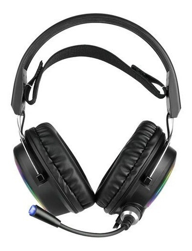 Audífono Gamer Hsg-610 Black Rgb, 3.5mm + Usb