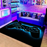 Alfombra Para Cuarto Gamer Control Ps 1.5m X 1.50m