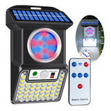 Luminaria Solar Refletor Balizador Spot Controle Sensor