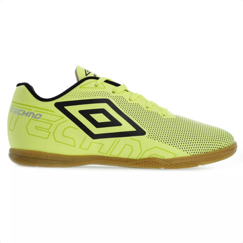 Chuteira Futsal Infantil Umbro Techno Amarela Envio 24hrs