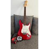 Guitarra Eléctrica Squier By Fender + Funda Yamaha + Strap