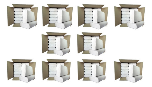 Servilletas Intercaladas Toallas Papel Blanca 10 Cajas 20x24