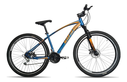 Mountain Bike Black Panther Mafia R29 18v Color Azul Con Pie De Apoyo