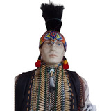 Cocar Indigena Americano Mohawk Guerreiro Indio