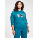 Sudadera Hoodie Gap Logo Dama Azul/verde