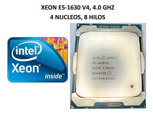 Procesador Gamer Intel Xeon E5 1630 V4 4n 8h 4.0 Ghz Turbo 