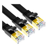 Cable Ethernet Yauhody Cat8 De 6 Pies, Paquete De 3, Cable P