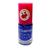 Esmalte Para Stamping Deco Nails Azul Fem Color Lefemme