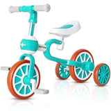 Bicicleta Triciclo Equilibrio Con Ruedas Auxiliares Niños 