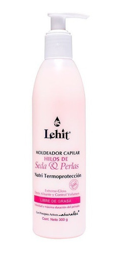 Hilos De Seda & Perlas Moldeador Capilar Lehit- Frasco ×300g