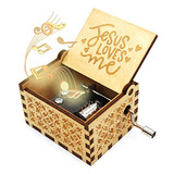 Wooden Music Box - Jesus Loves Me Music Box, Gifts For ...