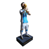 Lionel Messi. Campeón Qatar 2022. Figura 25cm Impresión 3d