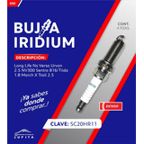 Bujia Iridium Long Life Ns Versa Urvan 2.5 Nv350 X 4 Piezas