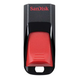 Memoria Usb Sandisk Cruzer Edge 16gb 2.0 Negro/rojo